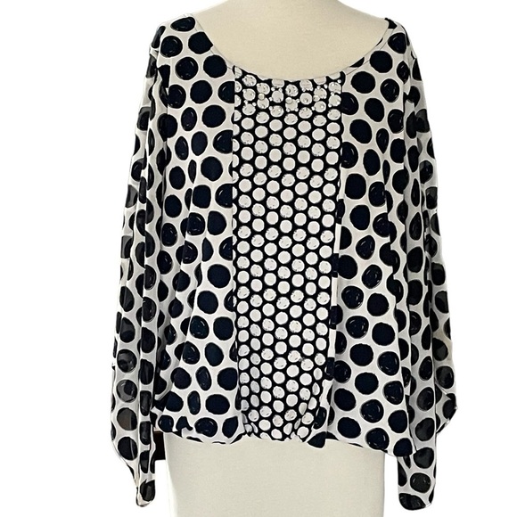 Alfani Blouse Circular Pattern Size 2X - Picture 1 of 6